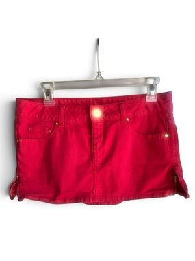 GUESS Vintage Red Mini Skirt